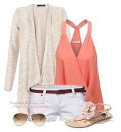 Summer Breeze by casuality on Polyvore featuring LE3NO, Dolce Vita, ChloÃ©, women's clothing, women's fashion, women, female, woman, misses and juniors Summer Styles, Coral Beach, Summer Fashions, Dressy Casual Outfits, Boho Cardigan, Vacay Outfits, Beach Boho, Summer Breeze