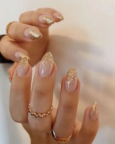 Colourful Nails, Unghie Sfumate, Colorful Nails, Stilleto Nails, New Year's Nails, Prom Nails
