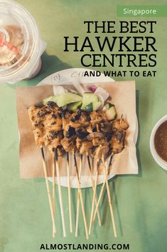 the best hawker centers and what to eat by almost landing com - book cover