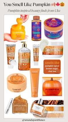 You smell like Fall! These pumpkin-inspired body care products at Ulta are so good!   Hempz releases their new pumpkin spice and vanilla chai body care line! It comes in a hand cream, body lotion, sugar scrub and lip gloss.   Don’t get me started on the pumpkin enzyme mask. It’s one of my holy grail products!   Follow my shop @amandapamblanco on the @shop.LTK app to shop this post and get my exclusive app-only content!  #liketkit #LTKSeasonal #LTKBeauty @shop.ltk https://liketk.it/4Putg