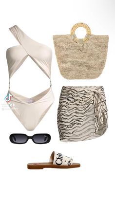 Ocean Beach Ibiza Outfits, Bathing Suit Outfit Ideas, Bathing Suit Outfit, Suit Outfit Ideas, Polyvore Outfits Summer, Swimsuit Fits, 30th Birthday Outfit, Fashion Layouts, Swimwear Aesthetic