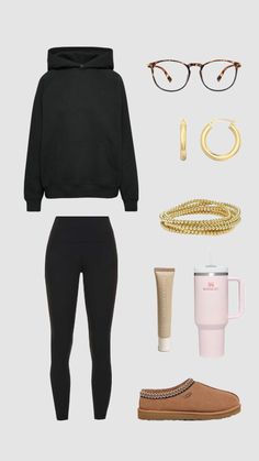 Basic Outfits Leggings, Outfits With Birkenstocks, Outfit Collages, Outfit Leggings, Cute Outfits With Leggings, Winter Outfits Warm, Casual Preppy Outfits, Trendy Outfits For Teens