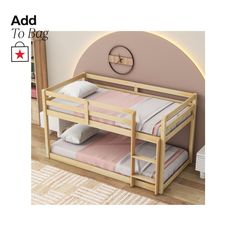 in stock Organisation, Loft Twin Bed, Floor Bed Frame, Low Bunk Beds, Loft Bed Frame, Twin Size Loft Bed, Wood Bunk Beds, Low Loft Beds, Twin Loft Bed