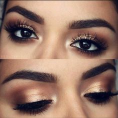 Top palette ombretti per occhi marroni: da quelle economiche a quelle care Ball Makeup, Flot Makeup, Smink Inspiration, Formal Makeup, Beauty Make-up, Makijaż Smokey Eye, Gold Makeup, Makeup Hacks, Jaclyn Hill