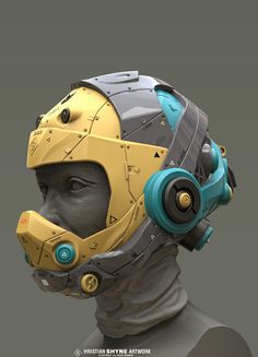 Helmet Concepts on Behance Eva Foam Armor, Motorcycle Helmet Design, Cyberpunk Design, Moda Cyberpunk, Game Wallpaper Iphone, Historical Armor