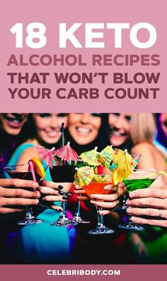 Do you have to give up your social life in order to get into ketosis with the low-carb keto diet? Nope! We've rounded up 18 of the best keto alcohol recipes you can have on the ketogenic diet. They're all so delish with zero carbs or low carbs — perfect for staying below your carb count for the day. Keto Alcohol, Keto Diet Side Effects, Keto Cocktails, Celebrity Diets, Life In Order, Keto Friendly Desserts, Keto Drink, 1200 Calories, Low Carbs