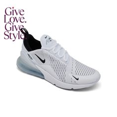 in stock Air Max 180, Air Max 270, Line At, Finish Line, Casual Sneakers, Air Max, Nike Men, White Black, White And Black