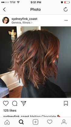 Red Highlights, Ombre Hair Colour, Rambut Brunette, Hair Colouring, Color Balayage, Hair Color And Cut, Ombre Hair Color, Great Hair, Hair Today