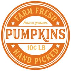 Silhouette Design Store - View Design #215335: farm fresh pumpkins