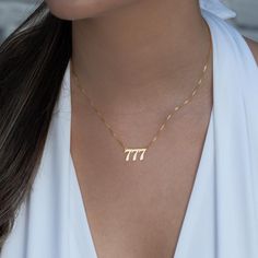 "▲▽ CUSTOM ANGEL NUMBER NECKLACE ▲▽  * This dainty, personalised  necklace in Old English font will make great gifts for many occasions for the women in your life. You can customise it with Angel Numbers like 222 - 444 - 111 - 777 - 888 - 333 or Birth Year / Age or Name. Choice is yours! * Base Material: High Quality Solid 925 Sterling Silver  * Finish: Sterling Silver ∙ 18K Gold ∙ 18K Rose Gold  * Chain: Dainty Cable Chain (0.4MM) ∙ Box Chain (1.15MM) * This piece will be custom made especially Angel Number Necklace, Simple Necklace Designs, M Necklace, Number Necklace, Gold Number, Rose Gold Chain, Angel Number, Old English, Simple Necklace