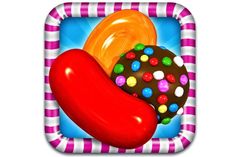 an app icon with candy, donut and lollipops on the front