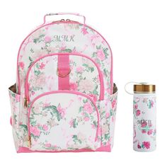 Gear up for school days and adventures of all kinds with our top-quality backpack. Slim Water Bottle, Pb Teen, Luggage Backpack, Email Branding, Backpack For Teens, Floral Ribbon, Cell Phone Holder, Steel Bottle, Fda Approved