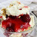 an ice cream sundae with cherries and whipped cream