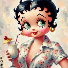 July 10th is National Piña Colada Day

https://linktr.ee/frescura_

#Cartoon Character #BettyBoop drinking a #pinacolada #piñacolada #photoshop #aiart #impressionist