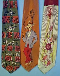 Funky Ties, Hand Painted Clothes, Hand Painted Clothing, Bowling Alley, Vintage Tie, Cooler Look, Looks Vintage, Kitsch