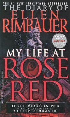the book cover for my life at rose red by helen rimbauer, with an image
