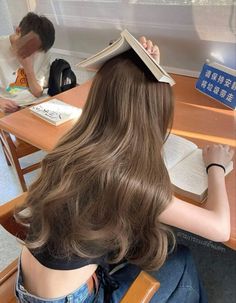 Hair, Reading, A Girl, A Woman