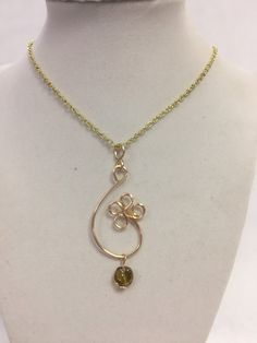 This pendant is made from non-tarnish gold-plated wire on a gold-plated chain. The chain is approximately 16 inches in length and does also have a 3 inch extension. Each pendant features beads of various materials and colors. Pendants are approximately 2 to 3 inches in length. Please note: due to the unique nature of these pendants, wire, chain, and extenders may be different shades of gold. Diy Necklace Designs, Jewelry Tutorials Free, Wire Jewelry Patterns, Wire Wrap Jewelry Designs, Wire Jewelry Designs, Handmade Jewelry Tutorials, Beads Bracelet Design, Diy Wire Jewelry, Unique Nature