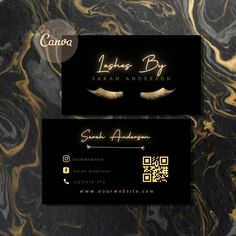 Eyelash Tech Luxury Card Templates Custom Lashes Business | Etsy Canada Business Card Design Lashes, Salon Cards Business Ideas, Eyelash Business Cards Ideas, Lash Tech Business Cards Ideas, Makeup Visiting Cards Design, Eyelash Extensions Business Cards, Lashes Business Cards, Lash Salon Interior Design Luxury, Lash Artist Business Cards