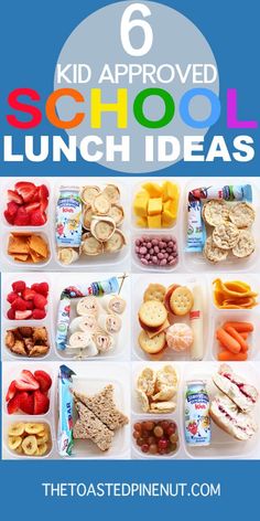the back to school lunch ideas are great for kids