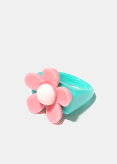 Chunky flower rings Assorted colors Variety of color options Amber Aesthetic, Light Purple Nails, Pink Flower Ring, Youtuber Dr, Colorful Rings, Plastic Rings, Finger Art, Water Marbling, Flower Rings