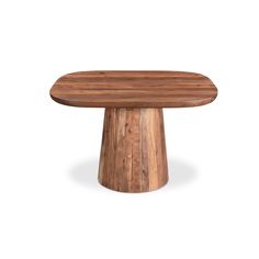 an oval wooden table on a white background with the top turned down to look like it has been made out of wood