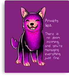 a purple dog with an angry expression on it's face and the caption that says