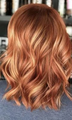 Auburn Hair Copper, Copper Strawberry Blonde, Copper Hair Colors, Ginger Copper Hair, Medium Long Hairstyles, Strawberry Red Hair, Copper Red Hair, Red Blonde Hair, Strawberry Blonde Hair Color