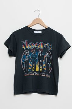 Band Tees, Style Tshirt, Masculine Style, Loose Knit, Vintage Band, The Doors, Knit Cotton