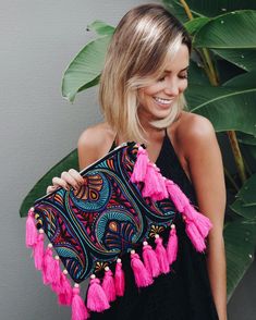 Moda Afro, Brazilian Fashion, Boho Chic Bags, Boho Purse, Bohemian Mode