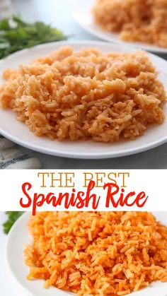 the best spanish rice recipe is made with just three ingredients and it's ready to be eaten