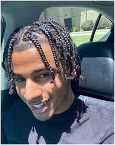 Easy trendy braided men haircut ideas Braids With Fade, Braid Styles For Men, Natural Hair Men, Boy Braids Hairstyles, Cornrow Hairstyles For Men, Braids For Boys