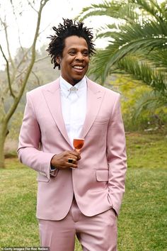 Jay Z Roc Nation Brunch, Colourful Suits Men, Jay Z Style, Rhythm And Poetry, Roc Nation, Clap Back, Party Suits