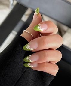 White Nail, Vintage Nail Designs Retro, Citron Nails, Mushroom Nails, Nails Neon, Her Nails, Nail Stuff, Almond Acrylic Nails