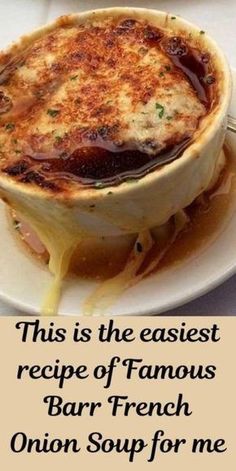 this is the fastest recipe of famous bar - french onion soup for me to eat