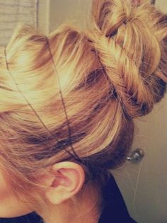 peinado con trenza propuesta de #lesalondapodaca Bridal Hair High Bun, High Bun, Good Hair Day, Perfect Hair