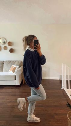 Alledaagse Outfit, Alledaagse Outfits, Looks Pinterest, Cold Outfits, Pastel Outfit, Mode Boho, Outfits With Converse, Stil Inspiration