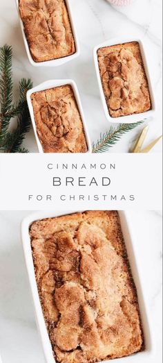 the best cinnamon bread recipe is made with just three ingredients and it's so good to eat