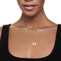 Ross-Simons - .40ct Emerald, .46ct t. w. Diamond Pendant Necklace in 14kt Yellow Gold. 17". Celebrate your May birthstone in a lively and luxurious design. Our on-trend pendant necklace spotlights a .40 carat oval emerald amid a beautiful burst of .46 ct. t. w. round brilliant-cut diamonds. Crafted in polished 14kt yellow gold and suspended from a cable chain with a 1" extender. Springring clasp, diamond and emerald pendant necklace. Emerald birthstones are the perfect gift for May birthdays. Emerald Pendant Necklace, Emerald Necklace Pendant, Necklace Emerald, Emerald Birthstone, Luxurious Design, Emerald Pendant, May Birthstone, Diamond Pendant Necklace, Round Brilliant Cut Diamond