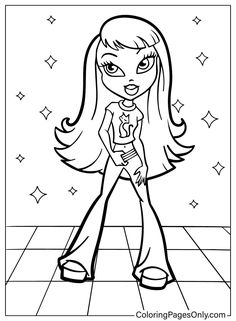 54 Bratz Coloring Pages - ColoringPagesOnly.com