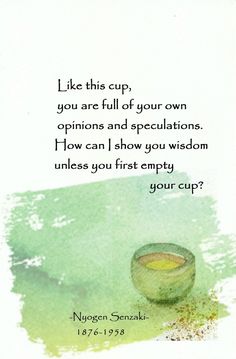 a green bowl with a quote on it that says i like this cup, you are full of your own options and specialities