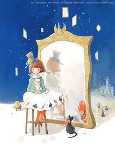 Through the Looking- Glass and What Alice Found There Learn Korean Language, Fairy Tales Artwork, The Little Prince