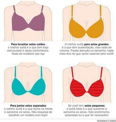 the bras are different colors and sizes