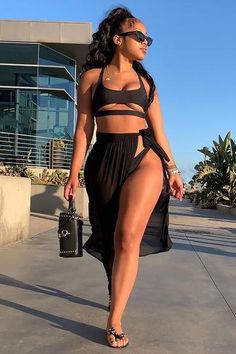 Marbella Swimsuit - Black, Swimwear | Fashion Nova Black Lace Jumpsuit, Woman Power, Swimming Suits, White Dresses For Women, 2 Piece Swimsuits