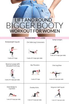 #bootyworkout #bumgrowth #womensworkouts #homeworkouts #noequipment #gluteenlarger Booty workout: Get Ready for Rapid Bum Growth! Get Sexy Curves with this 30 minute women’s workout. See the before and after transformation, get a bigger peachy butt in 30 days with this challenge no equipment killer routine. Tone it up daily for a perfect Brazilian beach bum. Get ready for summer vibes, this home workout will get you looking hot in that bikini. Just click on the pin to see the full workout. Bum Workout, Latihan Yoga, Summer Body Workouts, Buttocks Workout, Trening Fitness, Workout For Women, Body Workout Plan, Weight Workout Plan, At Home Workout Plan