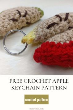 If you’re a crochet enthusiast looking for a fun and easy project, why not try making a crochet apple slice keychain? Not only is it a great way to practice your crochet skills, but it’s also a practical and cute accessory that you can use to keep your keys together.