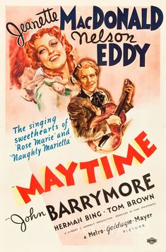 an old movie poster for marytime