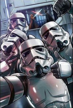 Storm Trooper selfies Ewolucje Eevee, Wallpaper Disney, Star Wars Film, Seni 3d, Hayden Christensen