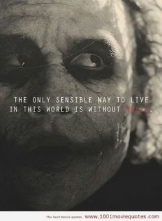 a close up of the face of a person with words written on it and an image of joker