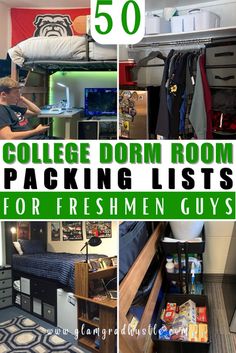 college dorm room packing lists for friskmen guys